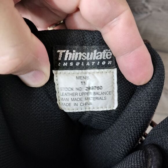 LaCrosse Boots Mens 11 Brown Leather Ice Snow King Winter Insulated Thinsulate - Picture 10 of 15